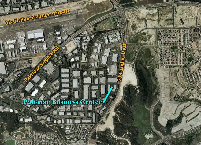 Palomar Business Center Location Map